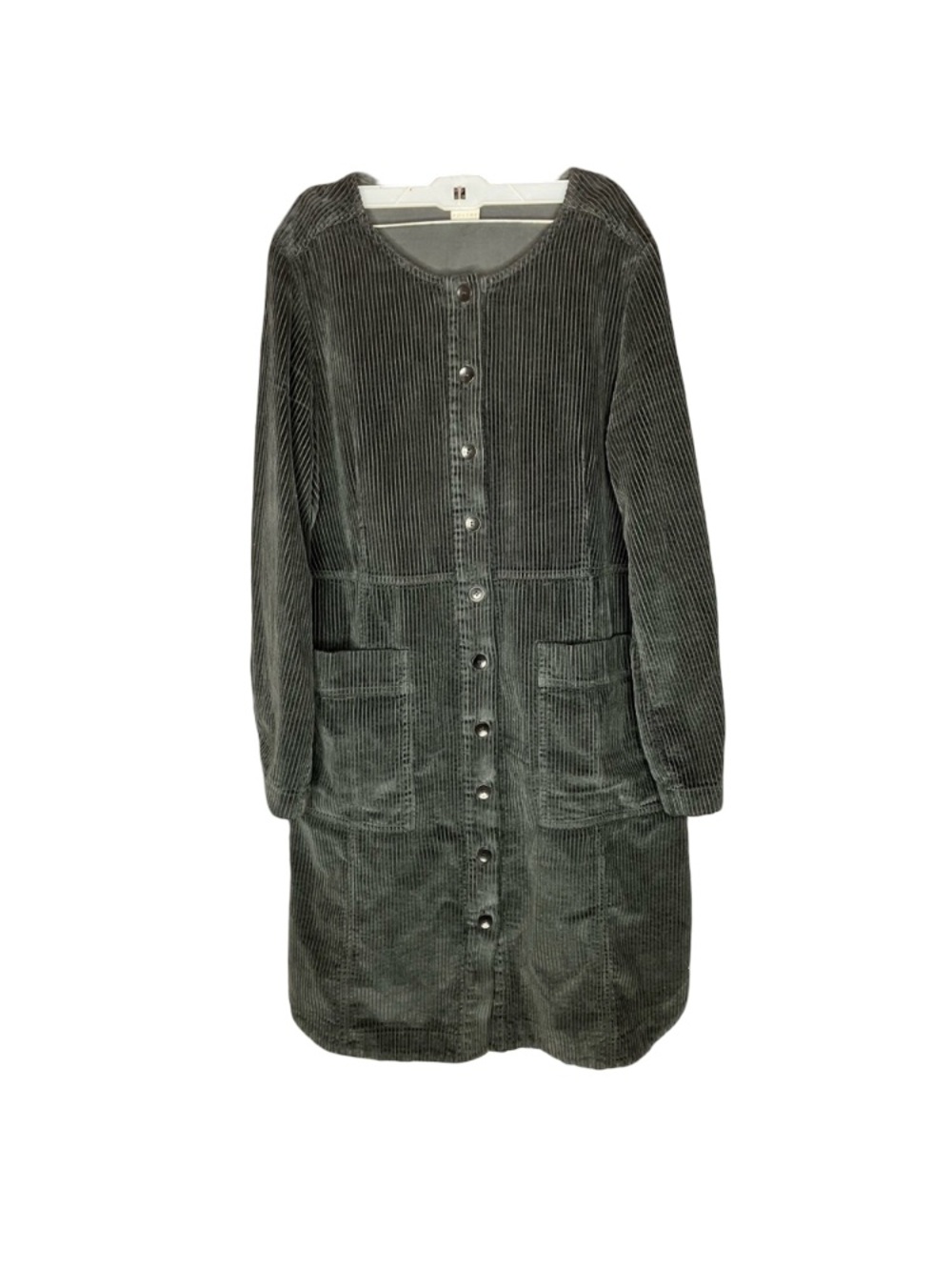 Poetry Corduroy button front dress 10